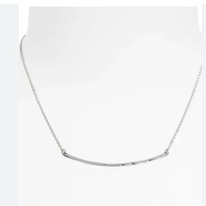 Silver Gorjana Taner Bar Necklace